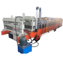 Color glaze steel corrugated roof roll forming machine